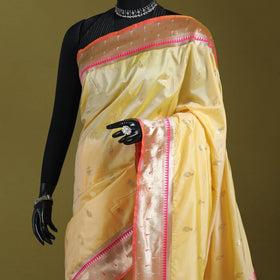 Purple - bangalore silk paithani saree 07 - handcrafted
