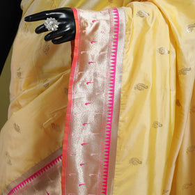 Purple - bangalore silk paithani saree 07 - handcrafted