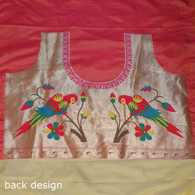 Purple - bangalore silk paithani saree 07 - handcrafted