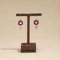 Banjara embroidery mirror work handmade earrings 10
