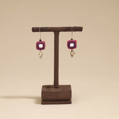 Banjara embroidery mirror work handmade earrings 10