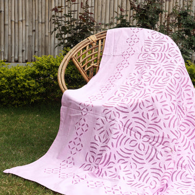  Barmer Applique Cutwork Cotton Single Bed cover Online at iTokri.com