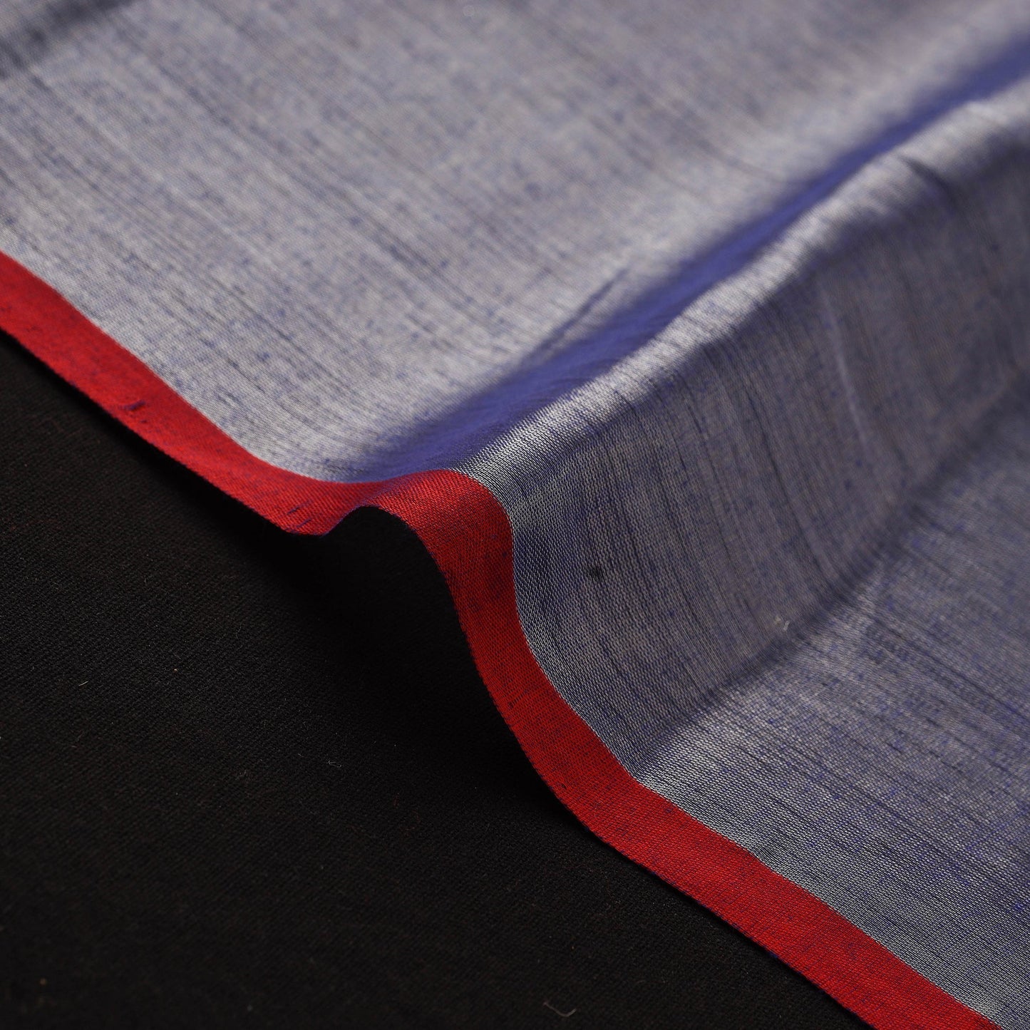 Bengal fine tissue zari plain fabric 14 - handcrafted