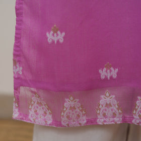 Buy Bengal Jamdani Silk Cotton Kurta with Dupatta Set 04 Online l iTokri.com