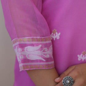 Buy Bengal Jamdani Silk Cotton Kurta with Dupatta Set 04 Online l iTokri.com