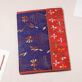 Purple Bengal Kantha Work Handcrafted File Folder 