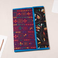 Purple Bengal Kantha Work Handcrafted File Folder 