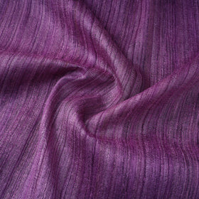 Purple - bhagalpuri handwoven pure desi tussar silk fabric