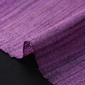 Purple - bhagalpuri handwoven pure desi tussar silk fabric