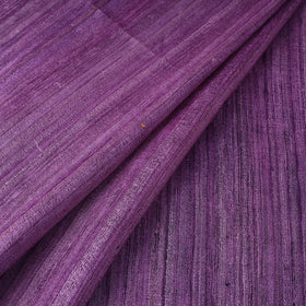 Purple - bhagalpuri handwoven pure desi tussar silk fabric