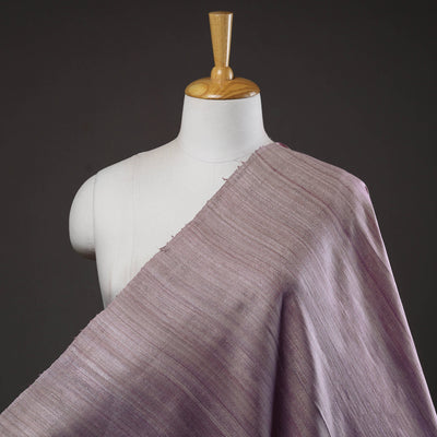 Purple - bhagalpuri handwoven pure desi tussar silk fabric