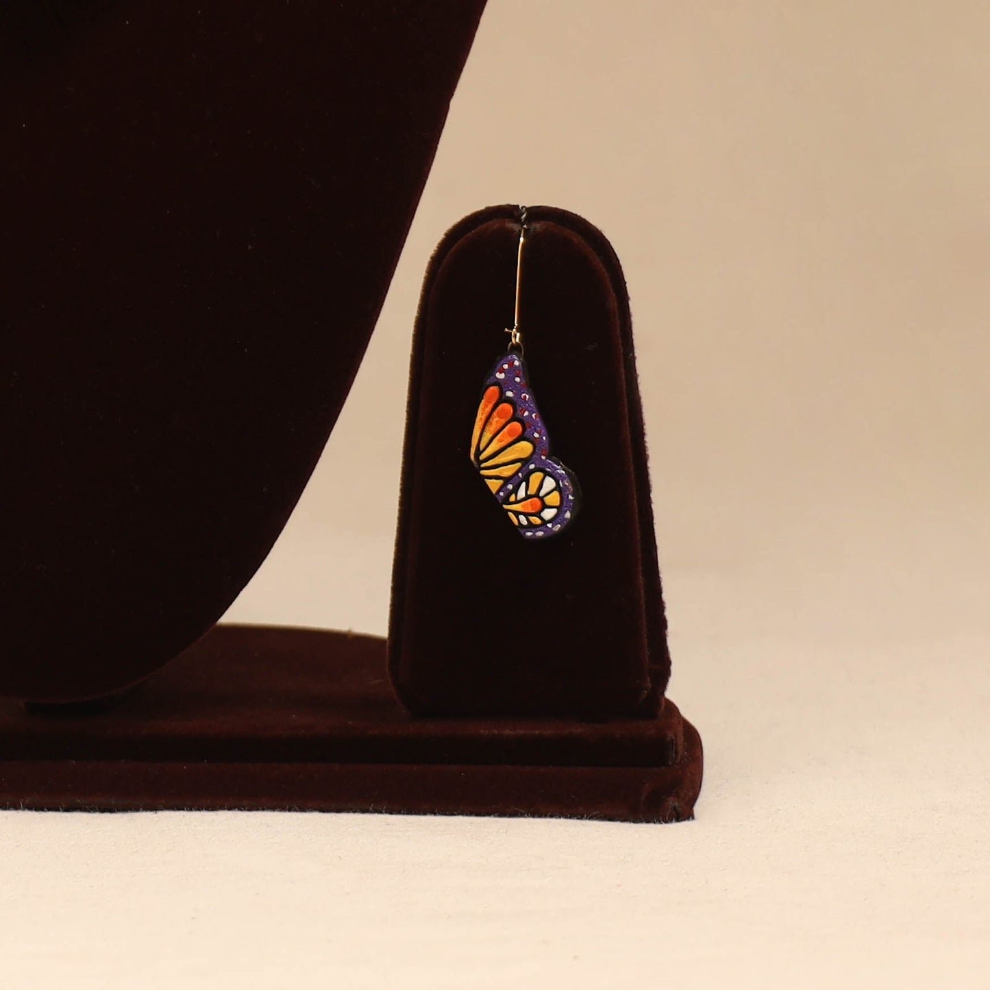 Bishnupur handpainted terracotta necklace set 36