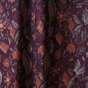 Purple - cotton sanganeri fabric 04 - handcrafted