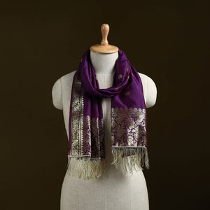 Brocade handloom semi silk nakshi buti banarasi stole