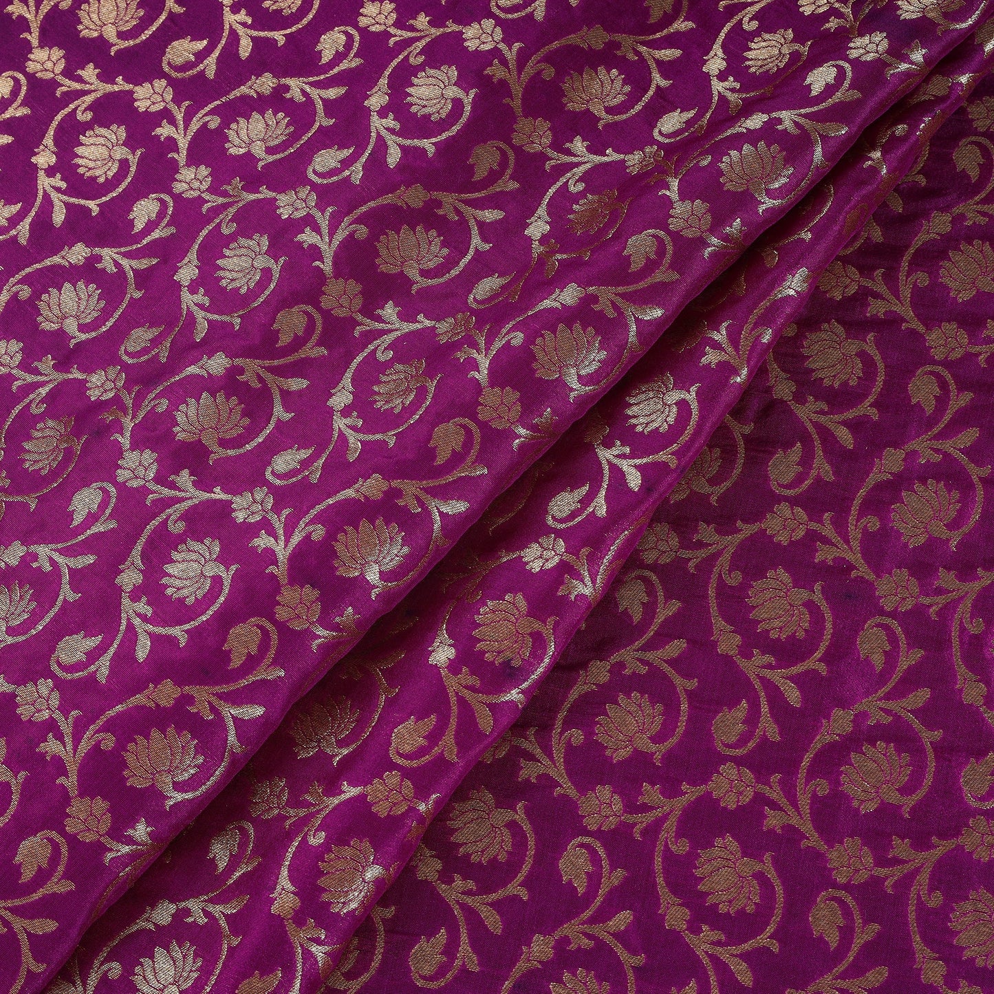 Brocade viscose banarasi fabric 02 - handcrafted