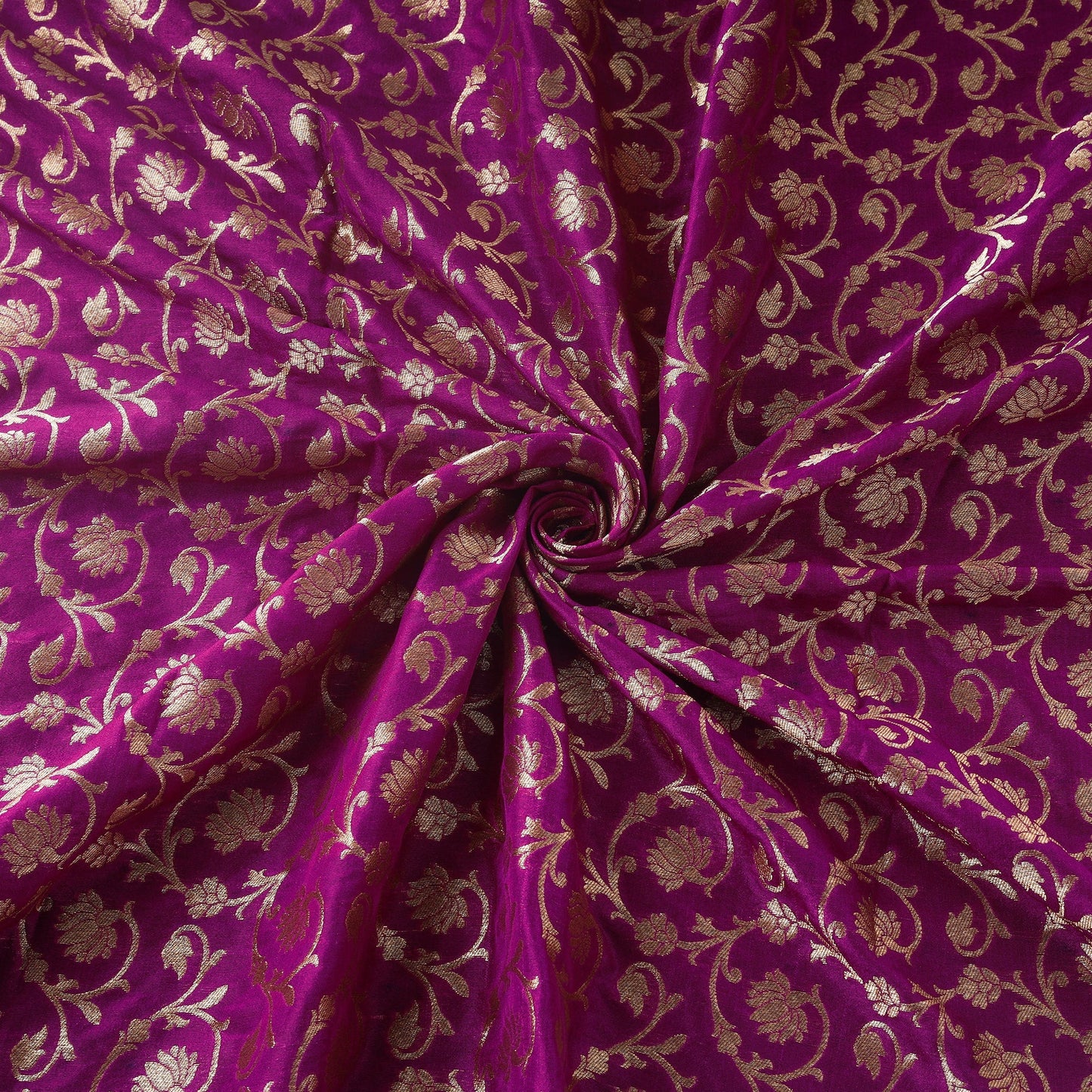 Brocade viscose banarasi fabric 02 - handcrafted