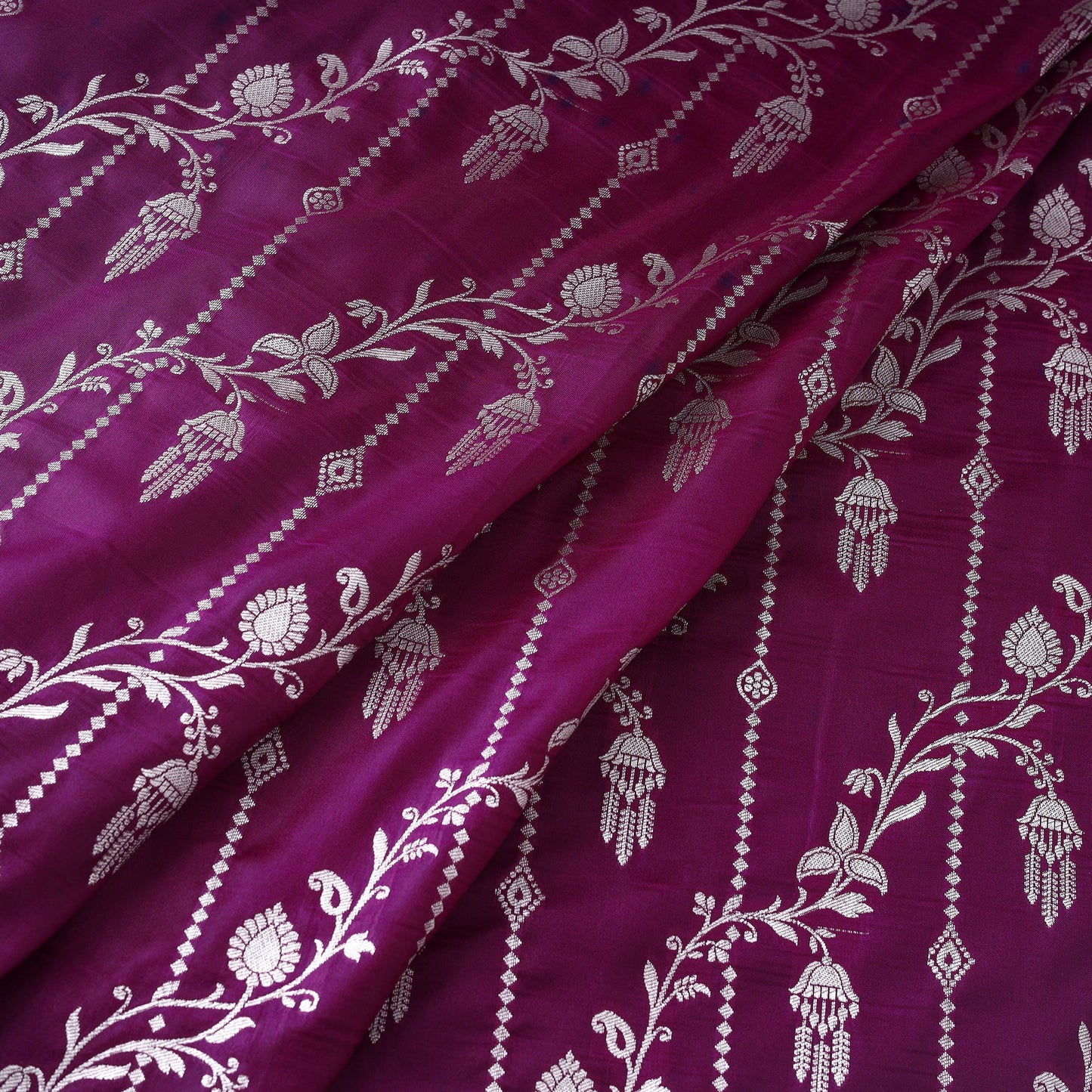 Brocade viscose banarasi fabric 06 - handcrafted