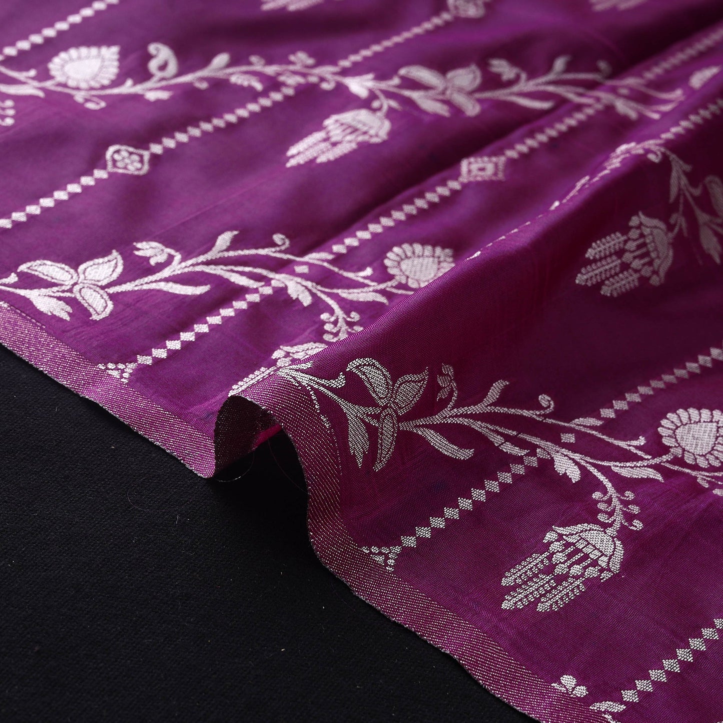Brocade viscose banarasi fabric 06 - handcrafted