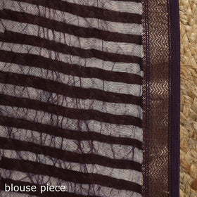 Chanderi silk hand batik saree 11 - handcrafted