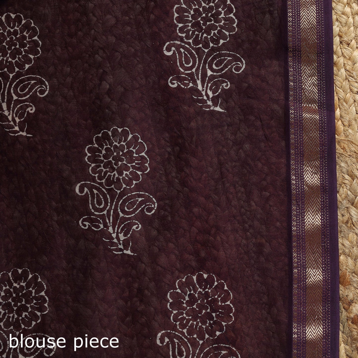 Chanderi silk hand batik saree 13 - handcrafted