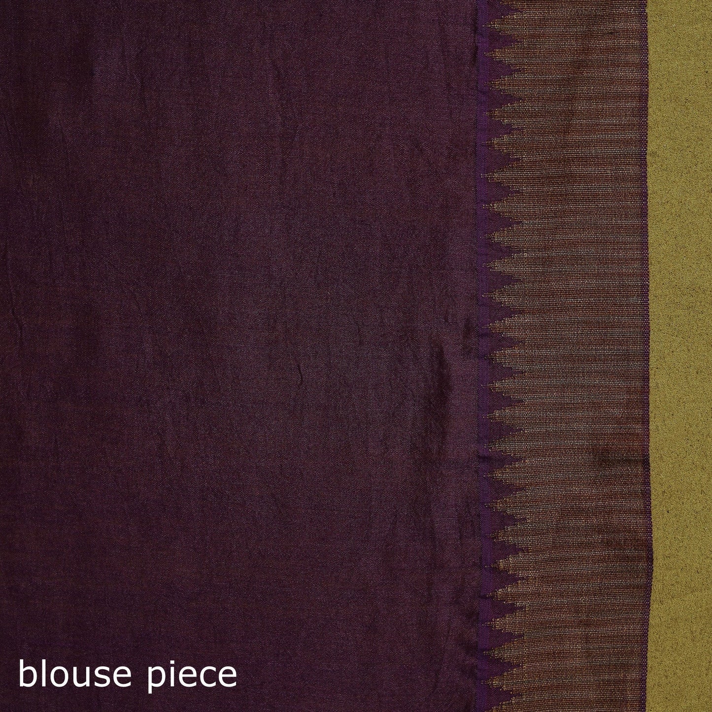 Chanderi silk nui shibori tie-dye saree with ghicha border