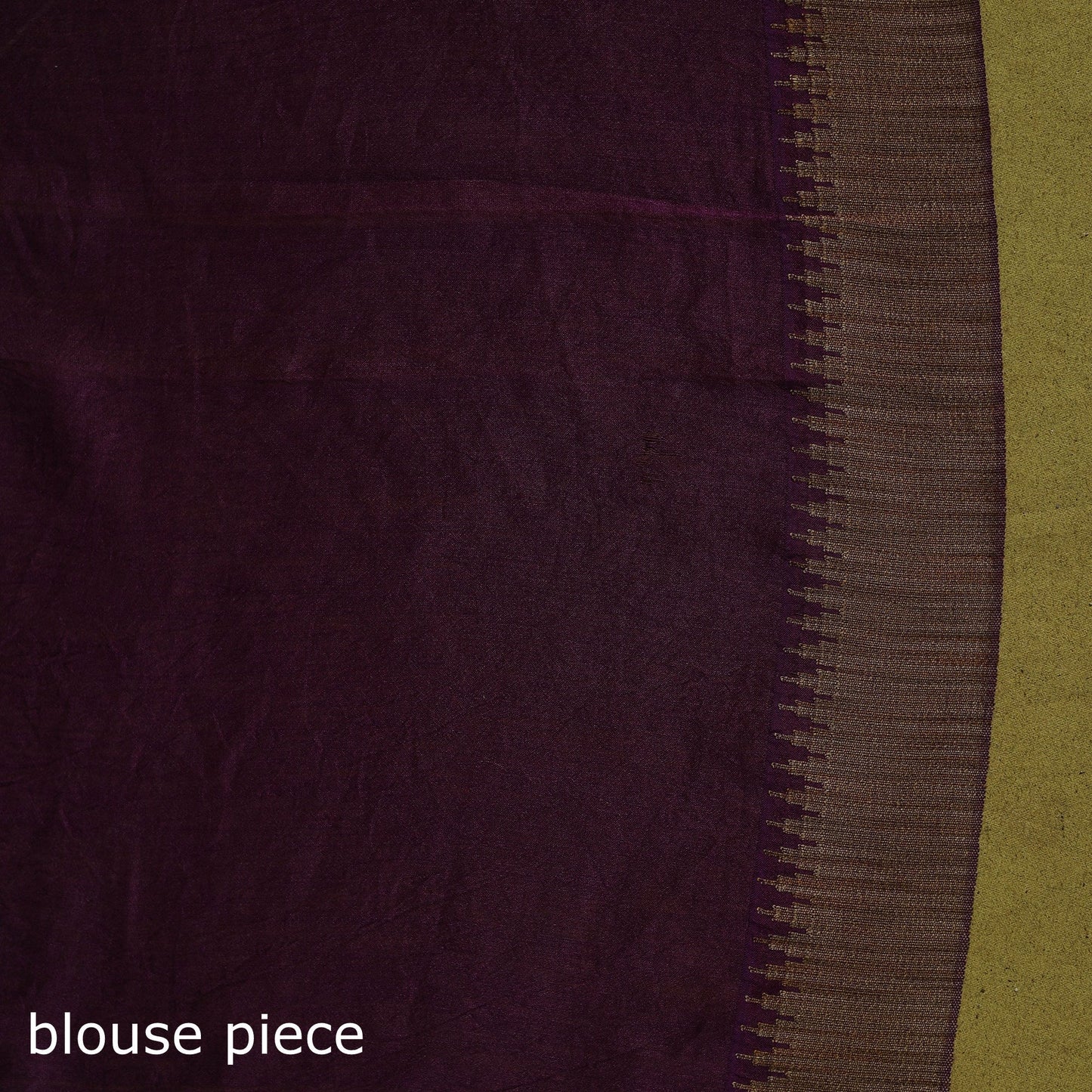 Chanderi silk nui shibori tie-dye saree with ghicha border