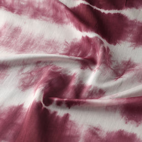  Purple Chanderi Silk Shibori Tie-Dye Fabric Online