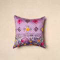 Purple - chinon hand embroidery cushion cover 10