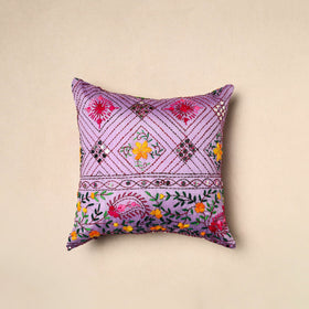 Purple - chinon hand embroidery cushion cover 10