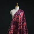 Cotton central asian pochampally ikat fabric 13