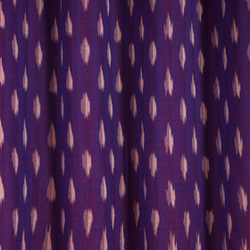 Purple - cotton door pochampally ikat curtain (7 x 3 feet)