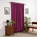 Purple - cotton door pochampally ikat curtain (7 x 3 feet)