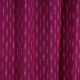 Purple - cotton door pochampally ikat curtain (7 x 3 feet)
