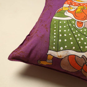 Purple - cotton hand batik cushion cover (18 x 18 in) 14