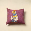 Purple - cotton hand batik cushion cover (18 x 18 in) 15