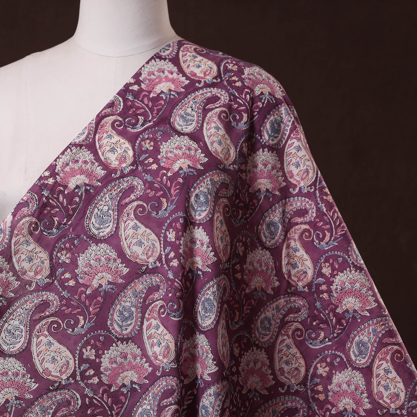 Cotton hand sanganeri fabric 06 - handcrafted