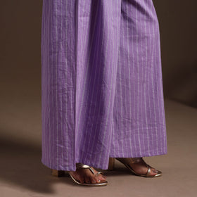 Purple - cotton jacquard kurta set (set of 2) 06