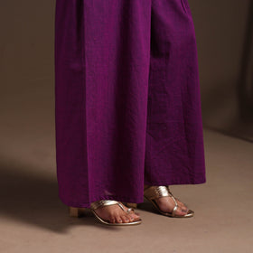 Purple - cotton jacquard kurta set (set of 2) 12