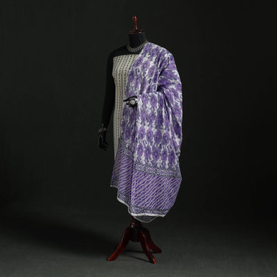 Cotton jaipur printed dupatta 31 - handcrafted