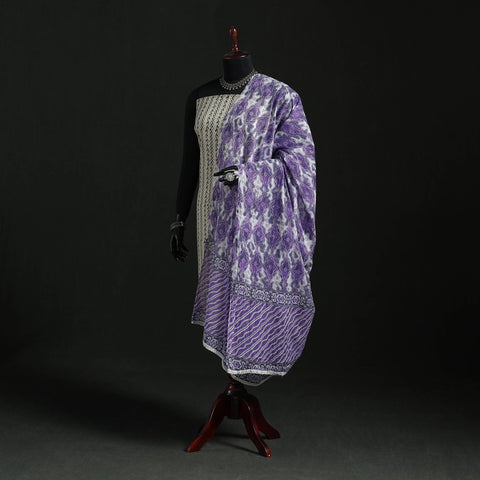 Cotton jaipur printed dupatta 31 - handcrafted