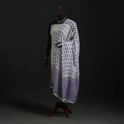 Cotton jaipur printed dupatta 45 - handcrafted