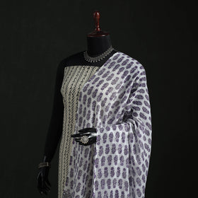 Cotton jaipur printed dupatta 45 - handcrafted