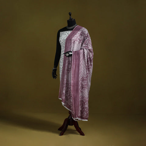 Cotton jaipur printed dupatta 74 - handcrafted