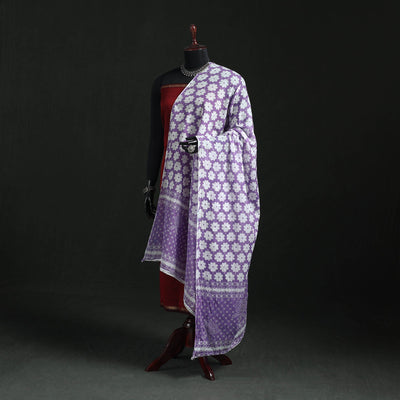 Cotton jaipur printed dupatta 90 - handcrafted