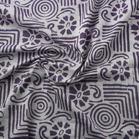 Cotton kutch hand block batik print fabric 12 - handcrafted