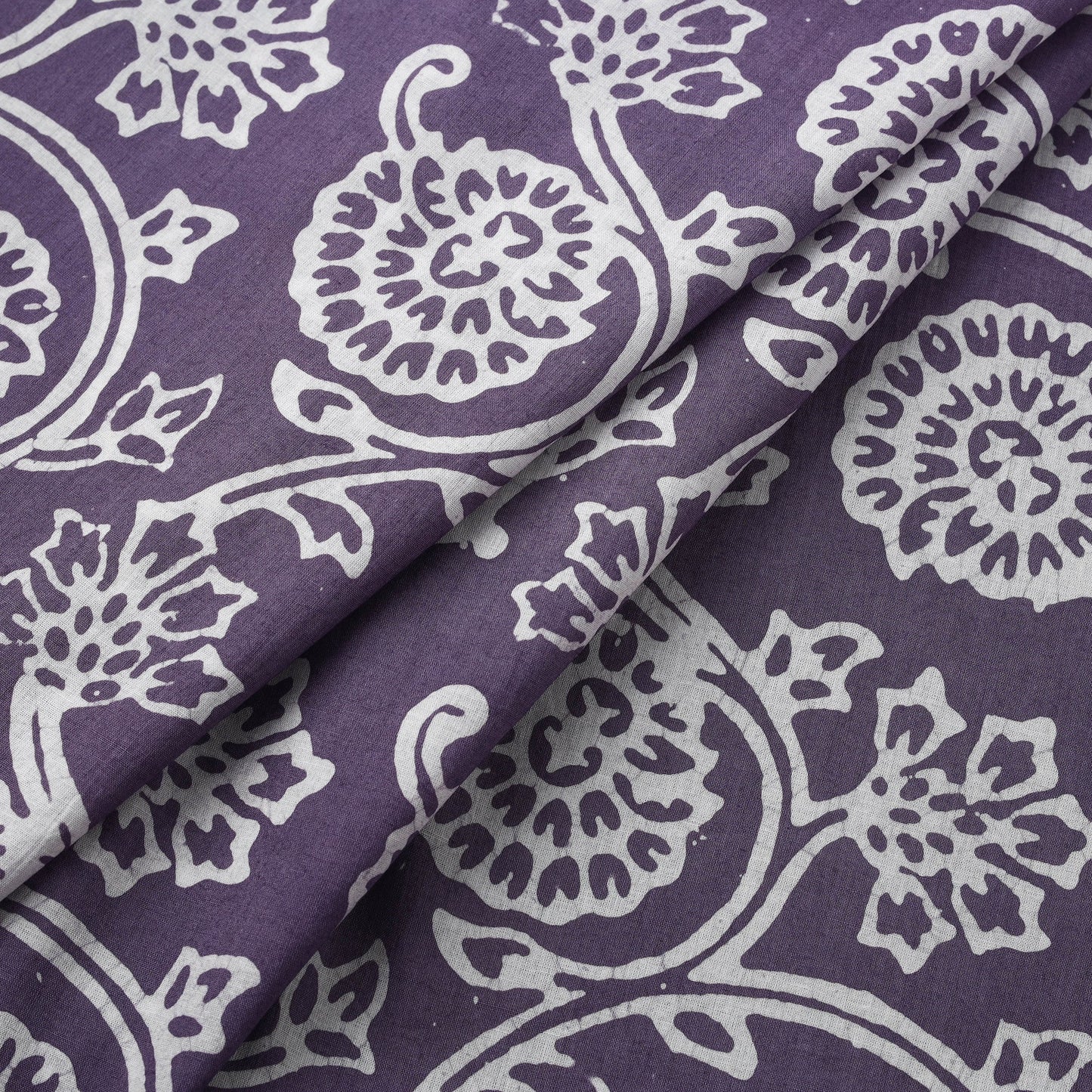 Cotton kutch hand block batik print fabric 21 - handcrafted