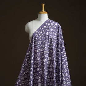 Cotton kutch hand block batik print fabric 22 - handcrafted