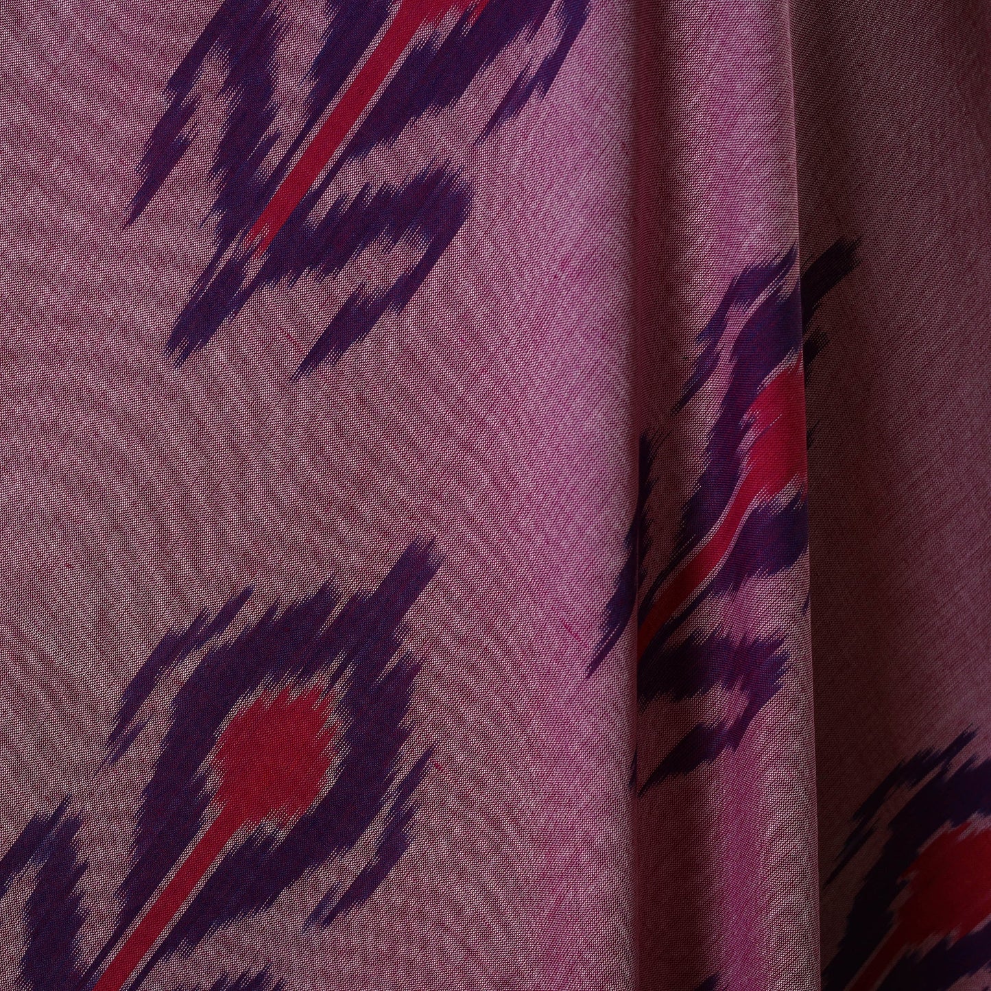 Purple - handloom cotton pochampally central asian ikat
