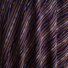 Cotton pochampally dabi ikat fabric 23 - handcrafted