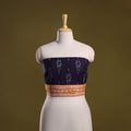 Cotton pochampally ikat blouse piece 30 - handcrafted
